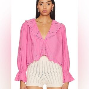 Free People Maisie Cutwork Top